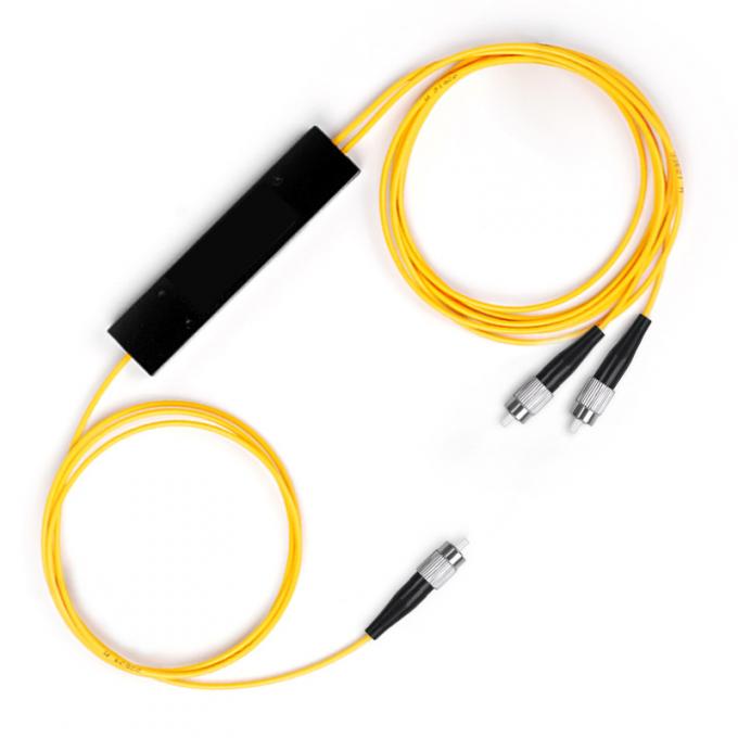Tipo divisor da trança da amostra grátis da fibra ótica do PLC de FTTH FC UPC 1x2