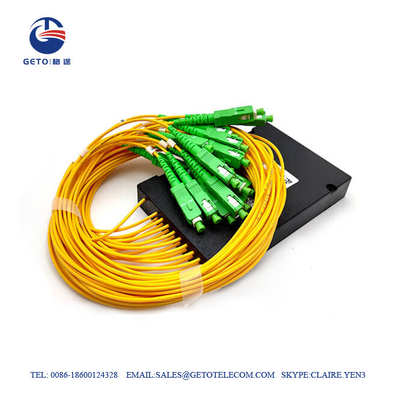 1*16 divisor de fibra óptica para armários SC-APC Plc