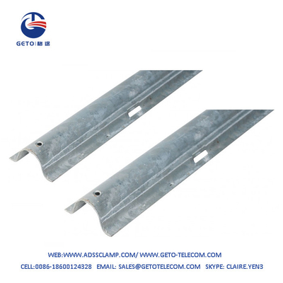 ISO9001 Cobertura protetora de cabo de conduta de aço semi-redondo Electro-galvanização