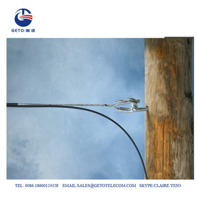 Braçadeira de cabo helicoidal de nylon PLP padrão de PDE FTTH Armor Rods
