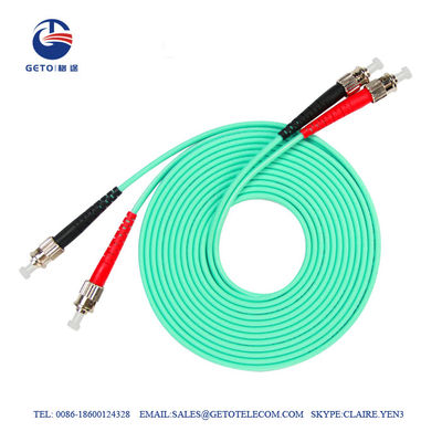 cabo de remendo ótico da fibra de 50/125um OM3 10G LSZH multimodo