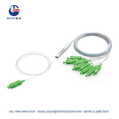PLC do divisor da fibra ótica da maneira 1x4 da manutenção programada Mini Steel Tube Type 4 do SC APC