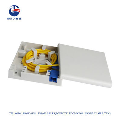 Sc de FTTH/placa dianteira do APC caixa terminal IP65 da fibra do OEM do soquete de parede