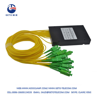 1*16 divisor de fibra óptica para armários SC-APC Plc