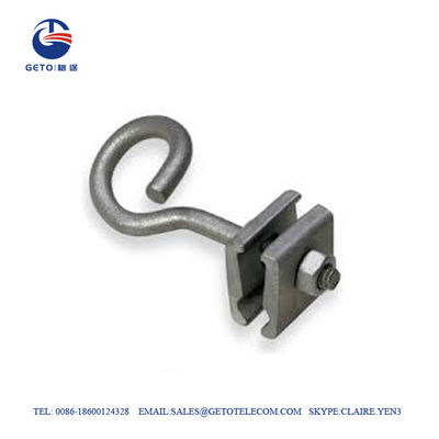 Braçadeira de fio galvanizada da gota da fibra do aço 2mm do ISO 9001, braçadeira meados de do período