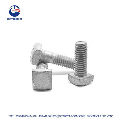 O MB 11.5KN do quadrado galvanizou os parafusos e as porcas