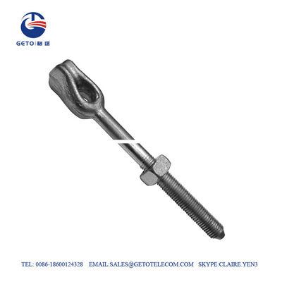 A polegada 11.5KN TEB do olho 0,75 do dedal galvanizou os parafusos e as porcas