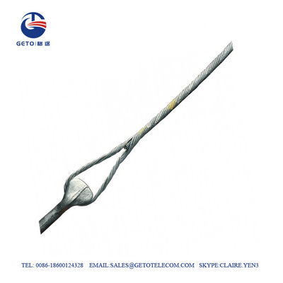 Resista ISO 9001 Armor Rod pré-formado da vibração PDE, Guy Wire Dead End Grips