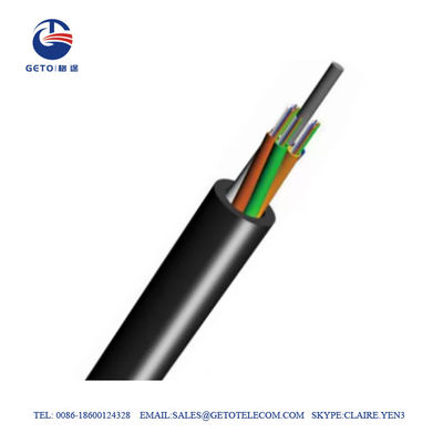 Cabo de fibra ótica exterior do único modo do núcleo de GYFTY G652D 12