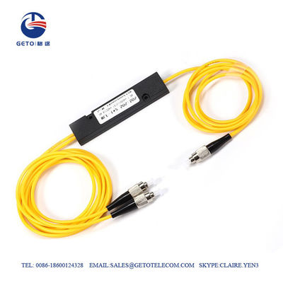 Tipo PLC da trança do divisor 1x2 da fibra ótica de FTTH FC UPC