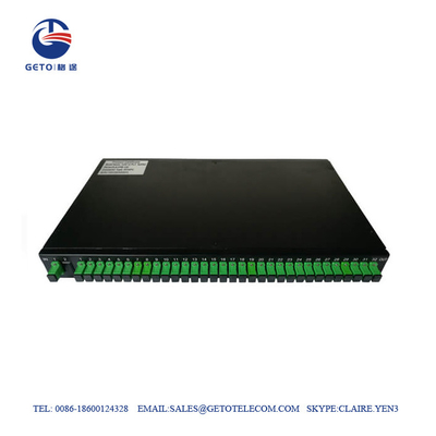 Plc da montagem em rack do divisor da fibra ótica de 1650nm 1×32